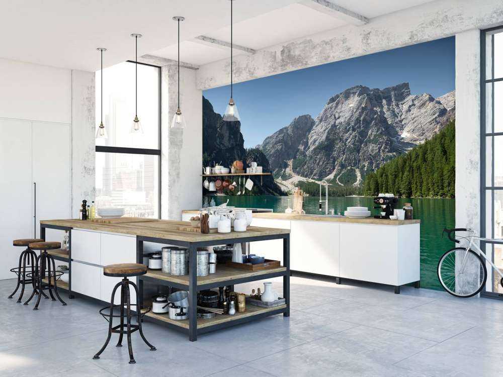 Le Lago di Braies depuis un bateau