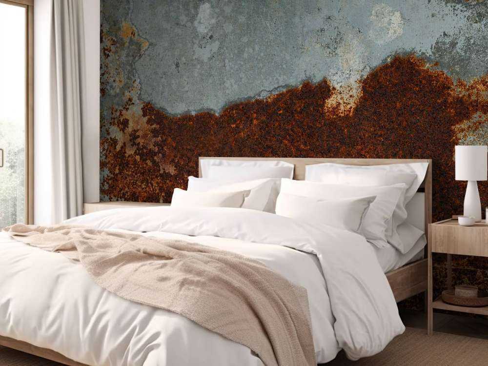 Structure rouillée métal