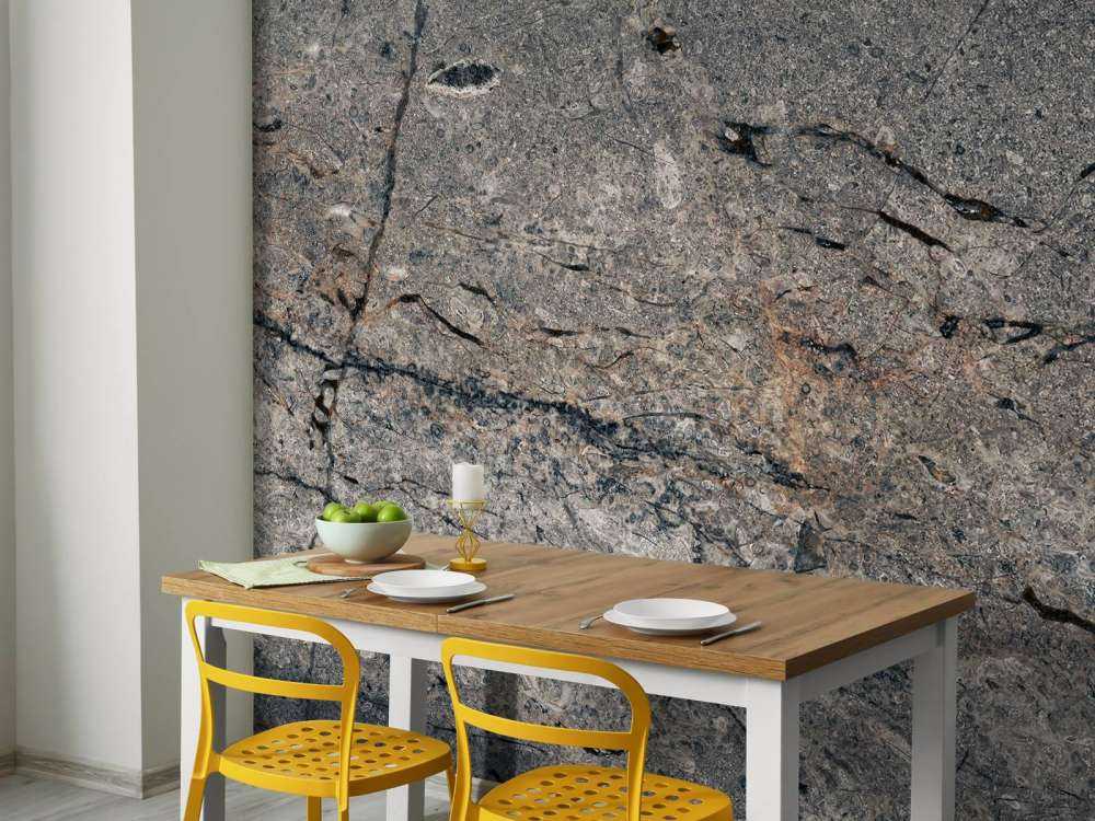 Structure en marbre gris