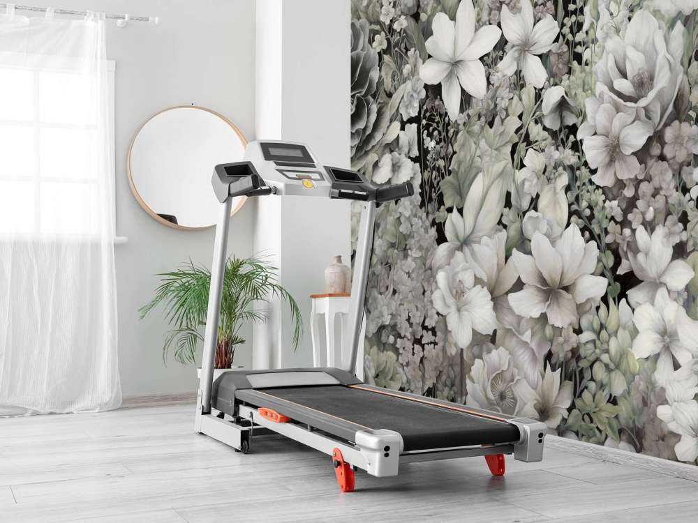 Festival des fleurs sans couture - marron clair