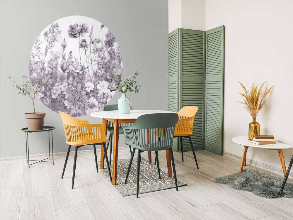 Fleurs de mon âme sans couture - lavande