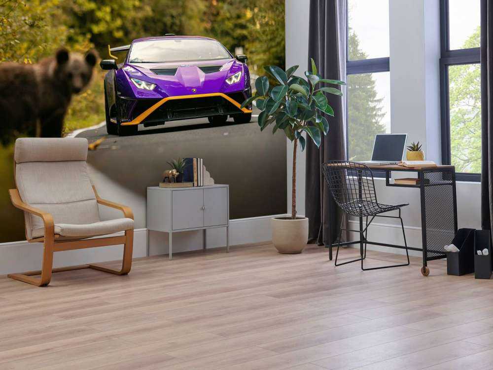 Lamborghini contre la nature