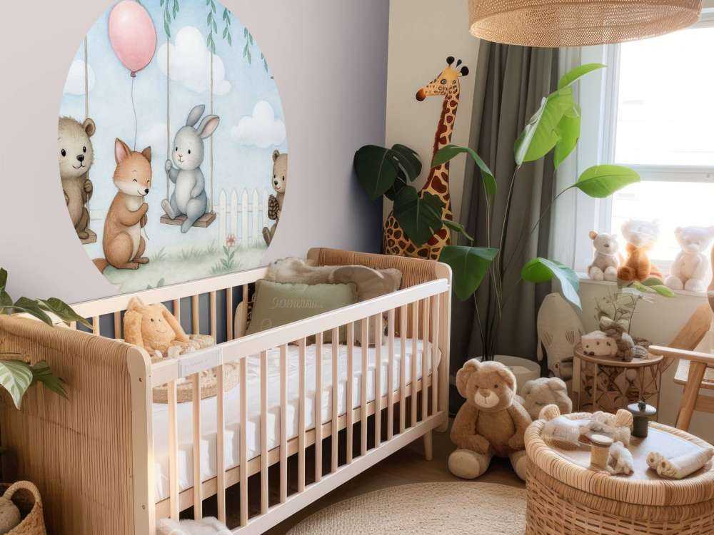 Amis des bois dans le jardin de printemps