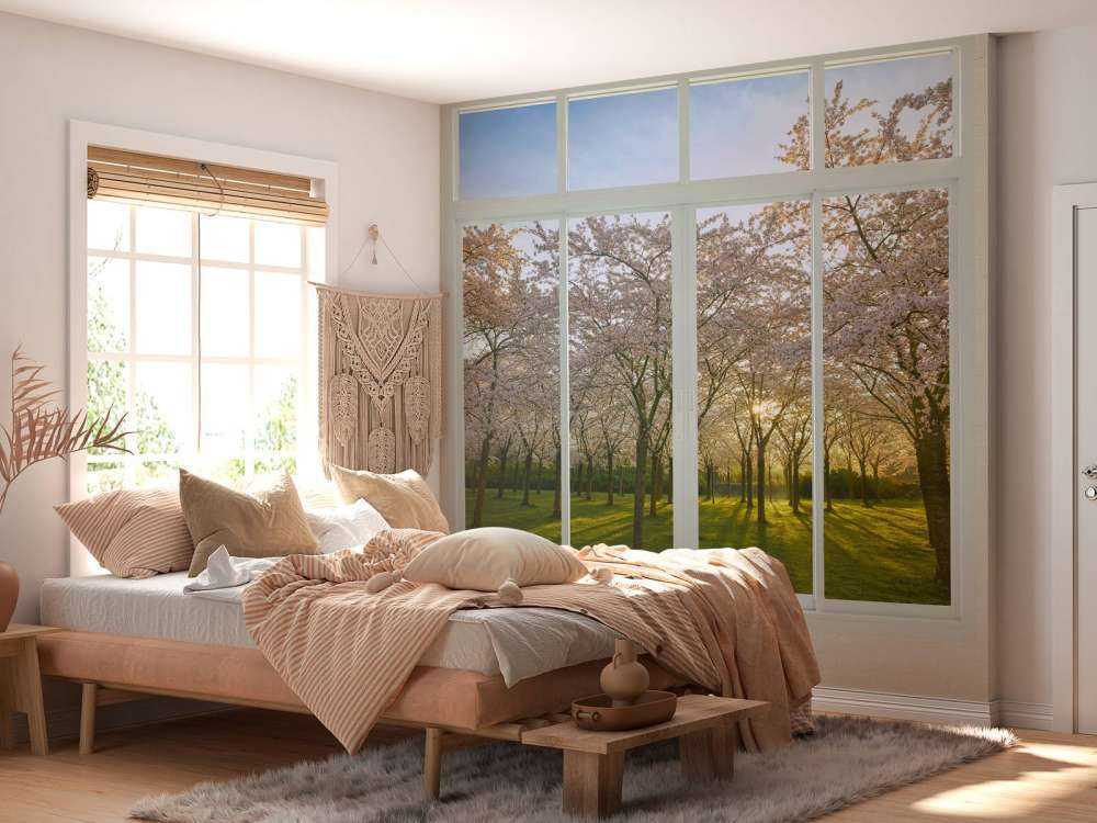 Bloesempark au soleil de printemps