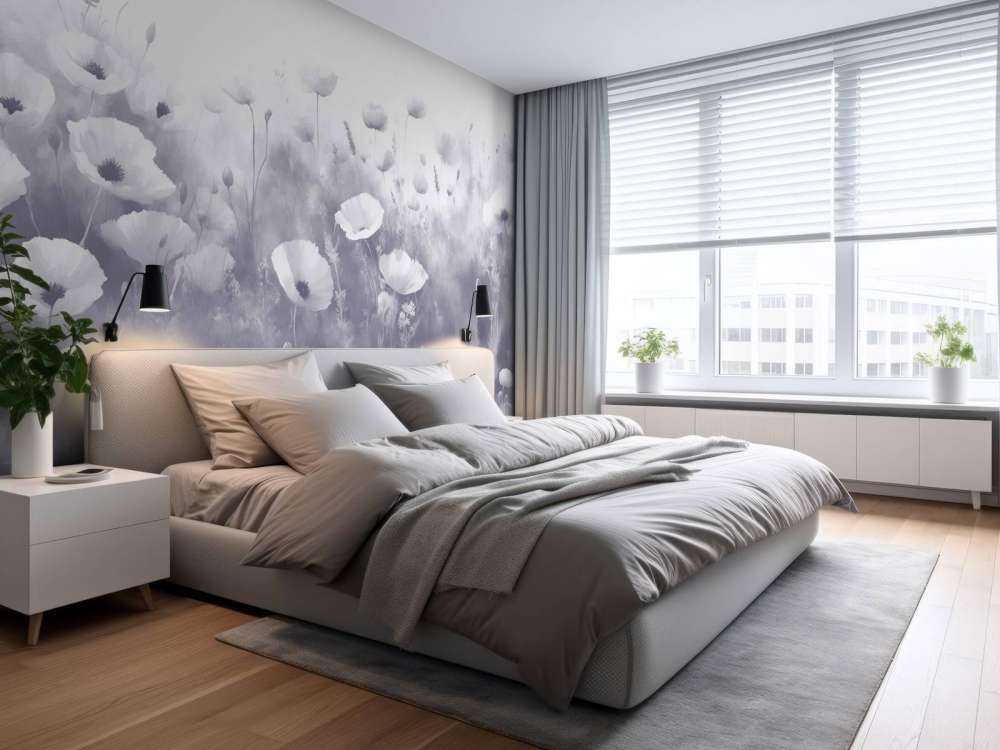 Danse de fleurs sauvages - violet