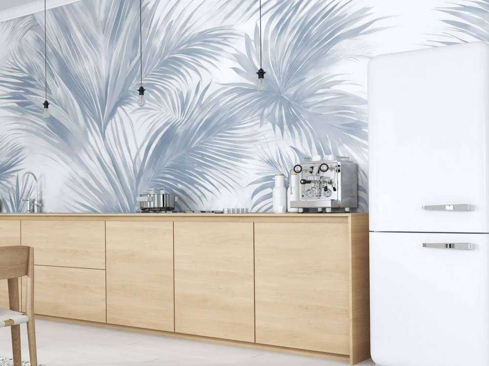 Palm Extravaganza Bleu