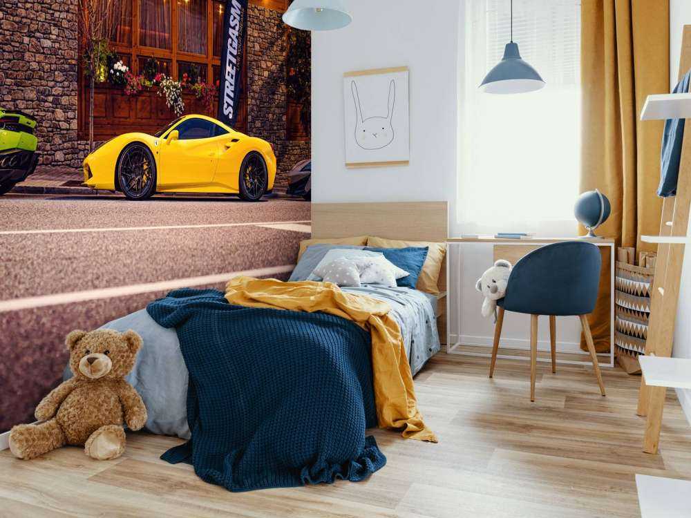 Voitures exclusives au chalet en bois