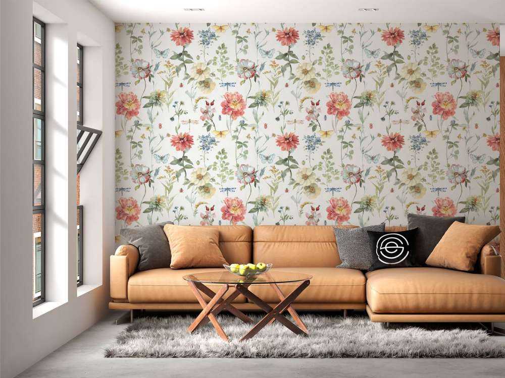 Motif de Prairie Printanière II