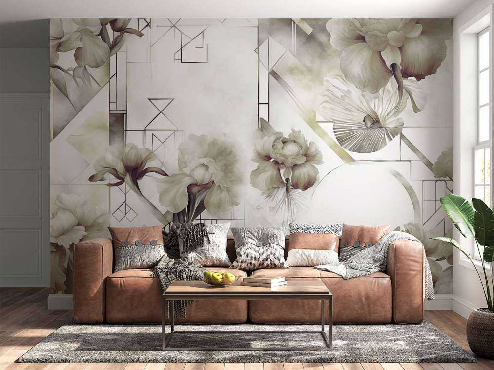 Géométrie Aquarelle Sable