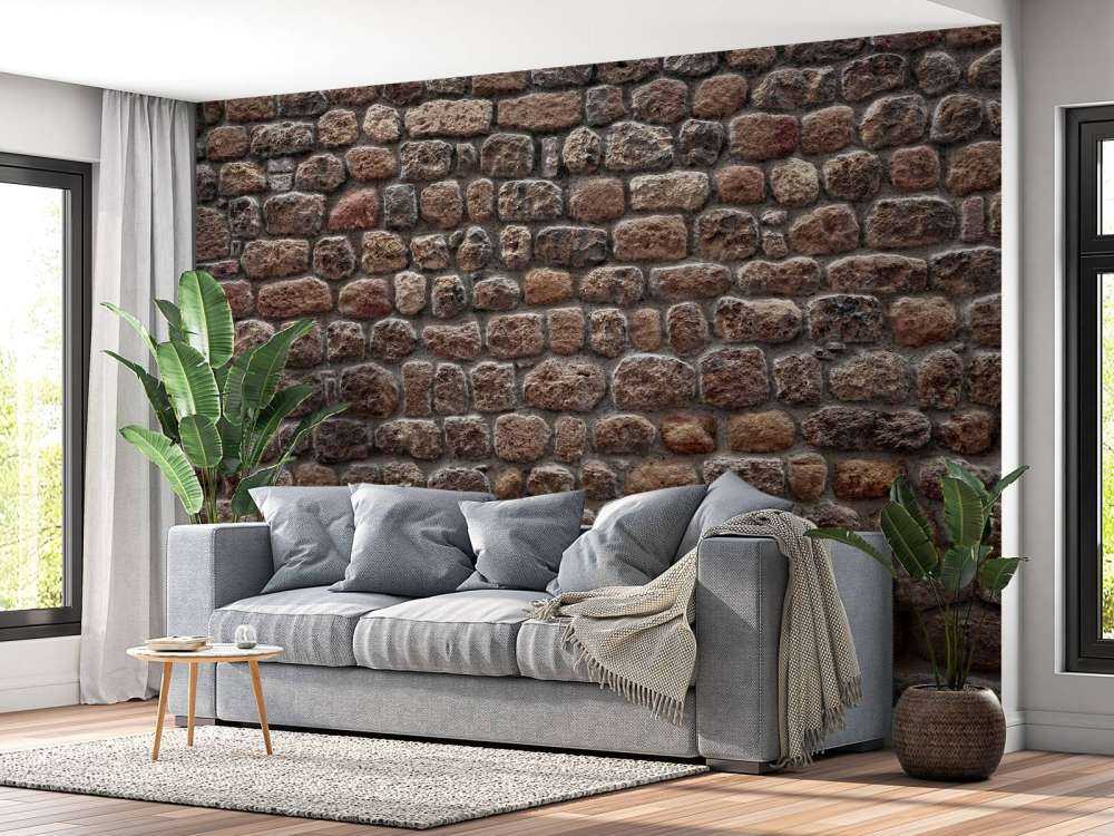 Mur avec de grosses pierres