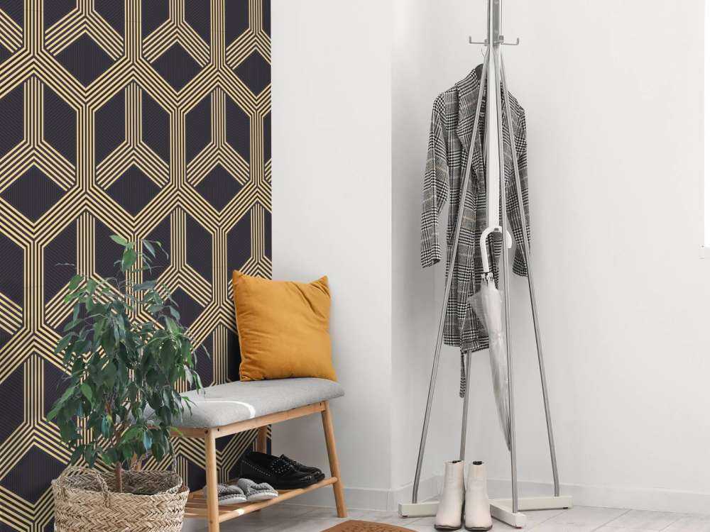 Motif d'illusion art déco