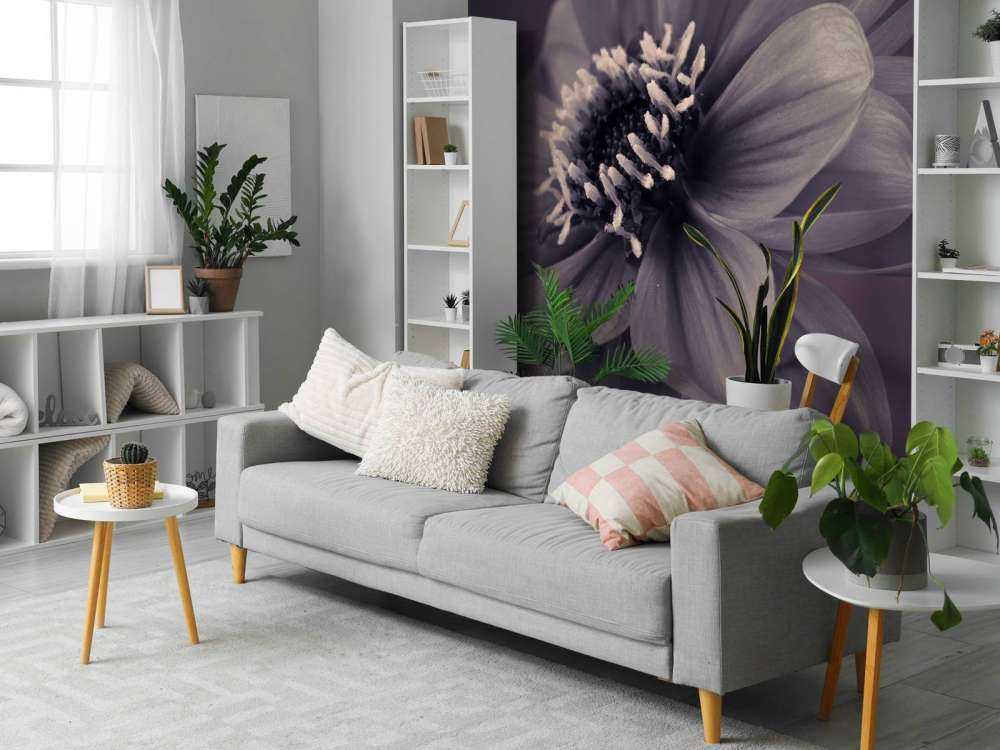 Fleur de dahlia foncé