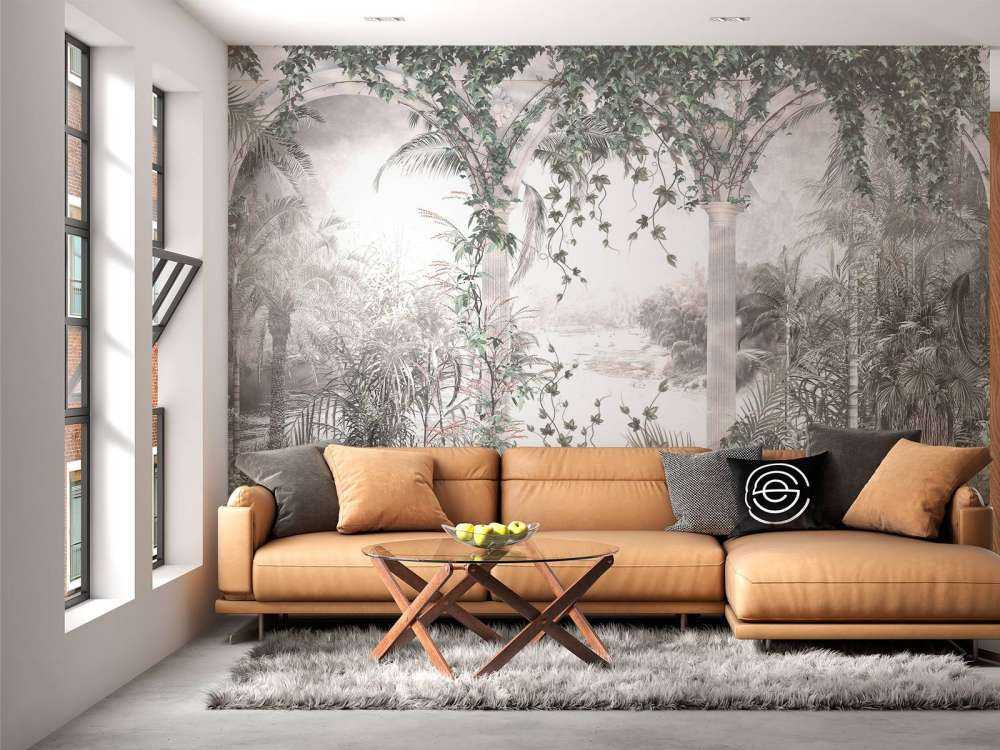 Arbres tropicaux et feuilles