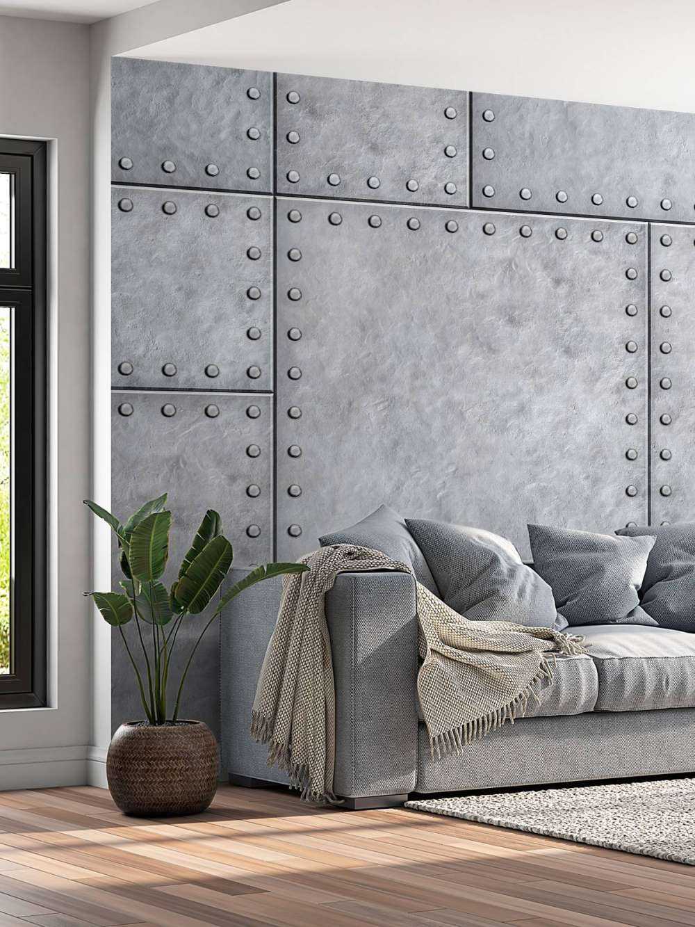 Plaque métallique blindée