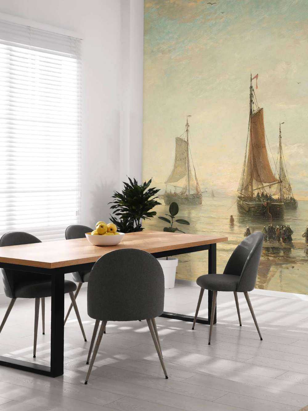 Les bombes de Scheveningen à l'ancre