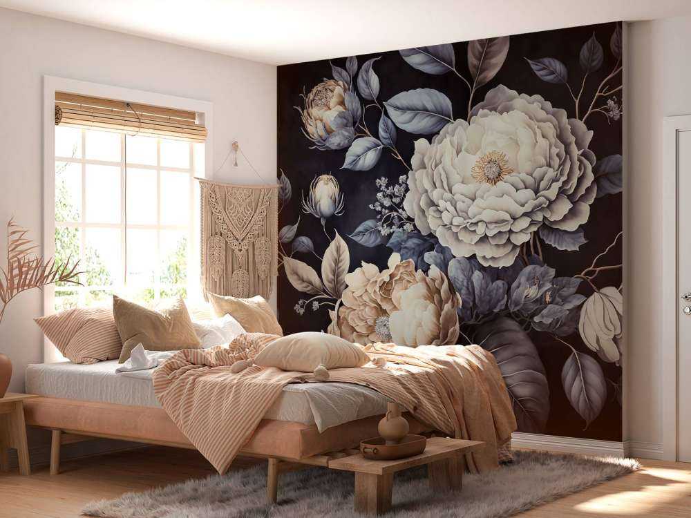 baroque, floral, grand et sombre