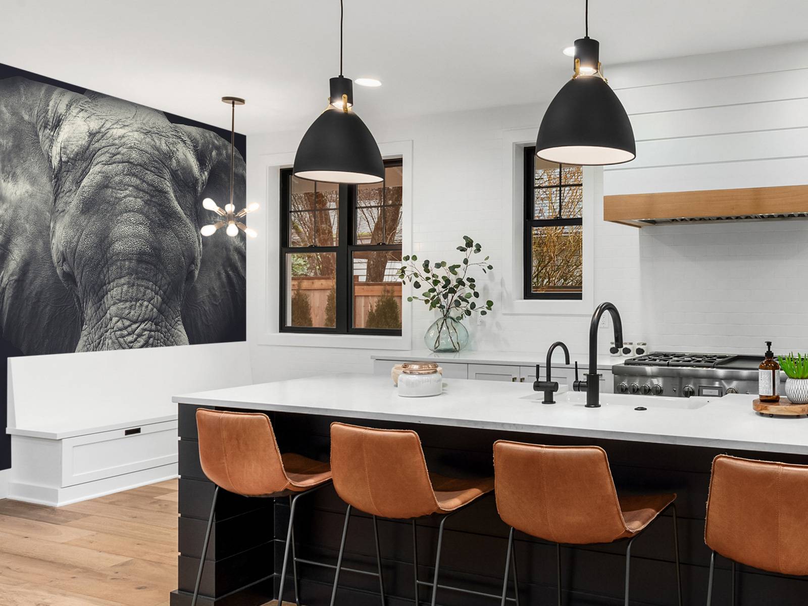 Gros plan sur un éléphant