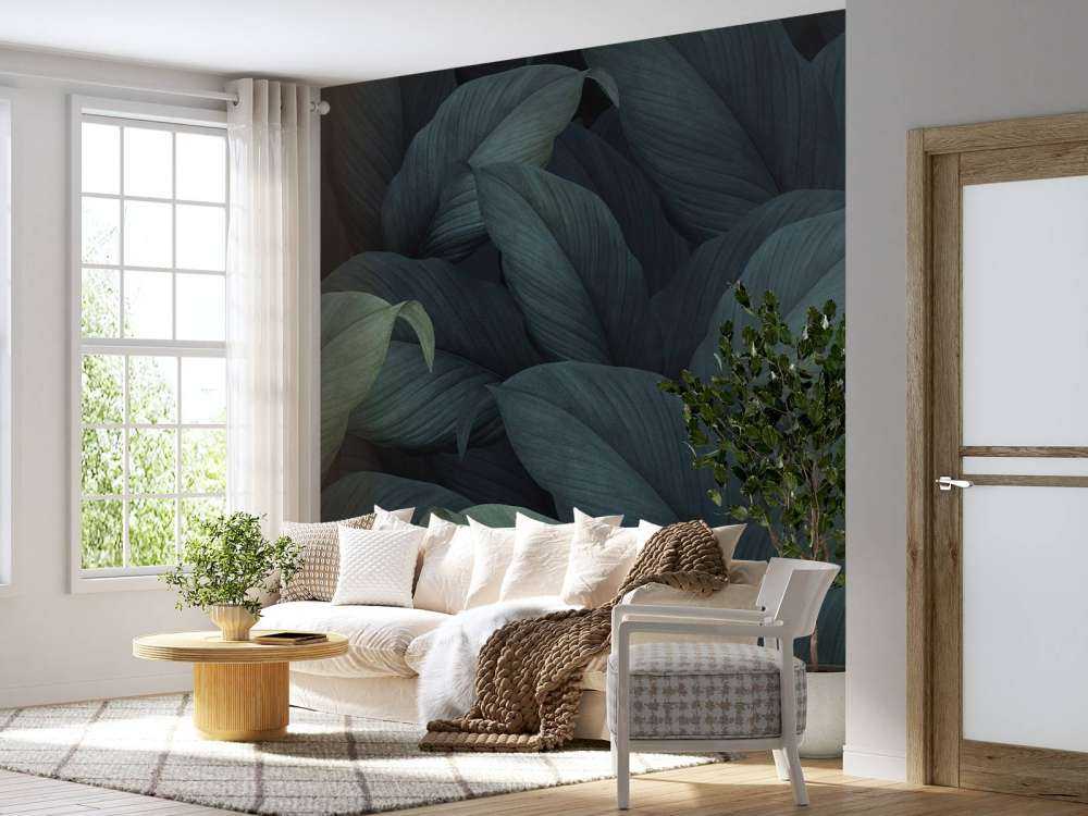 Feuilles vertes tropical