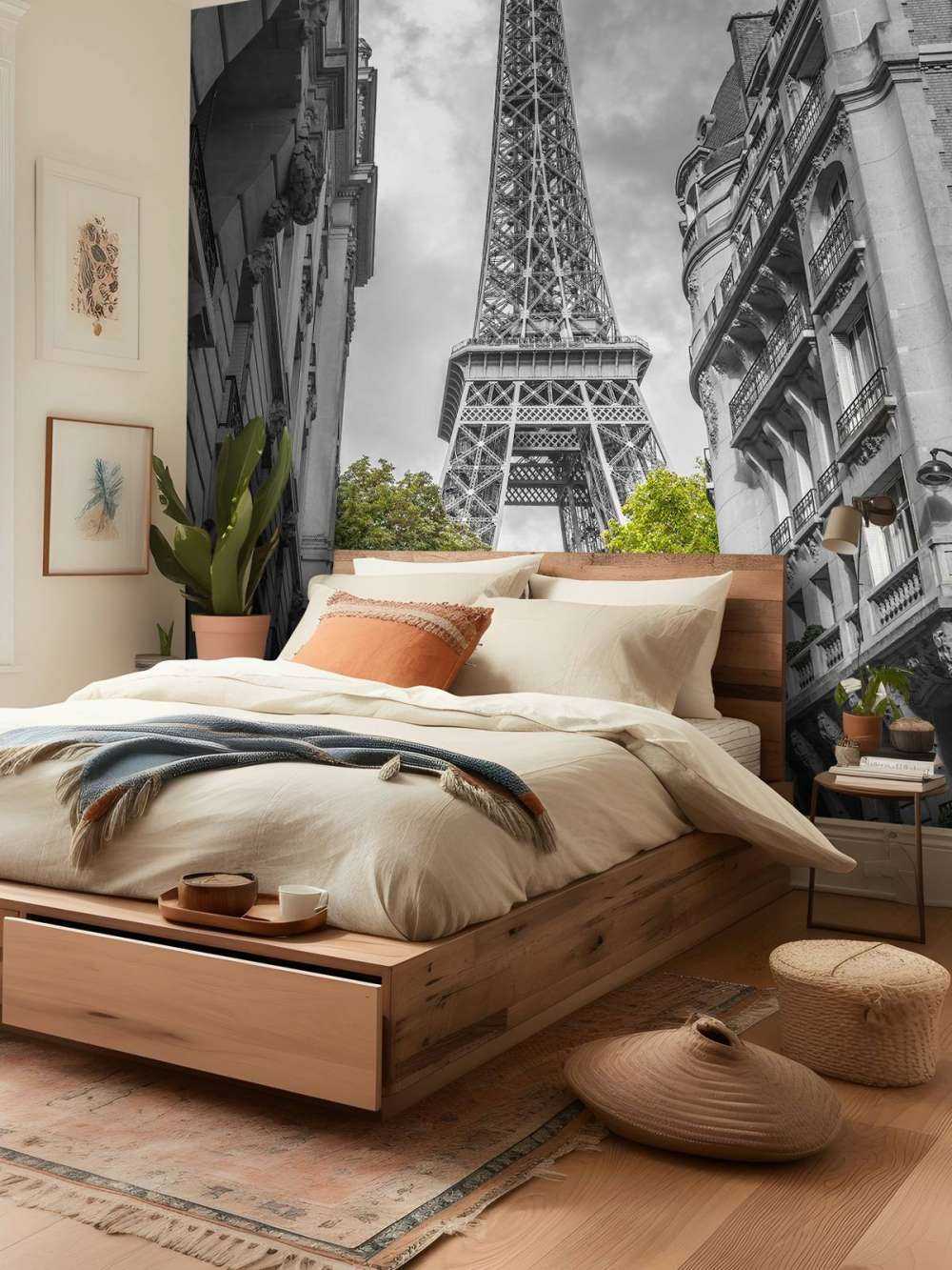 Tour Eiffel noir et blanc