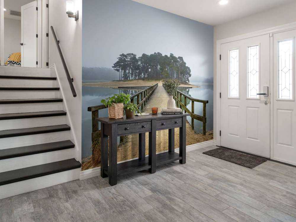 Une île dans le brouillard