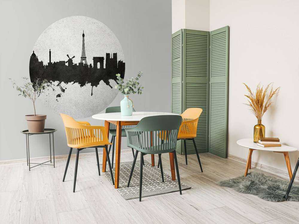 Aquarelle skyline, Paris