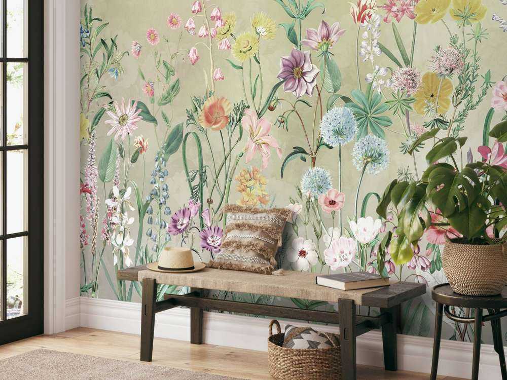 Symphonie de fleurs sauvages pastel