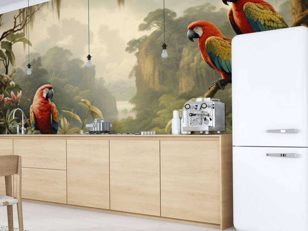 Aventure de l'ara en Amazonie