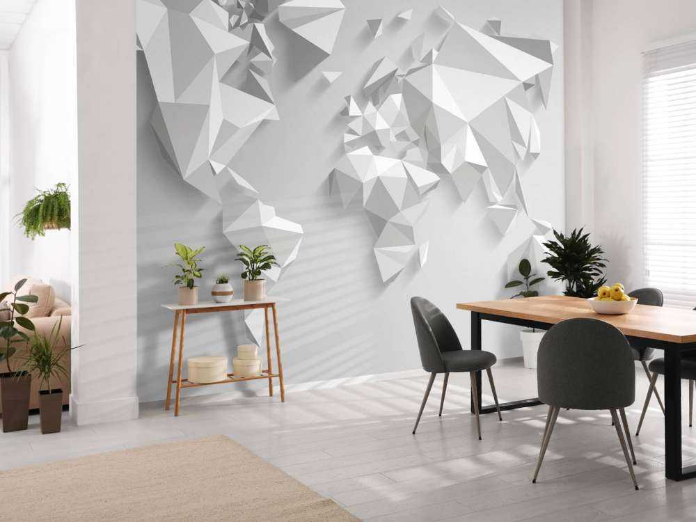 Carte du monde en 3D