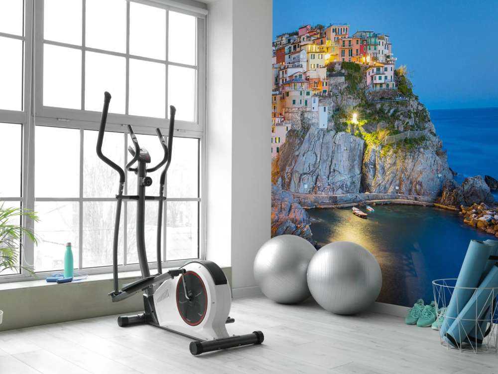 Ville italienne de nuit