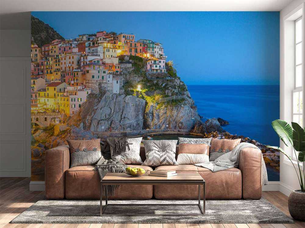 Ville italienne de nuit