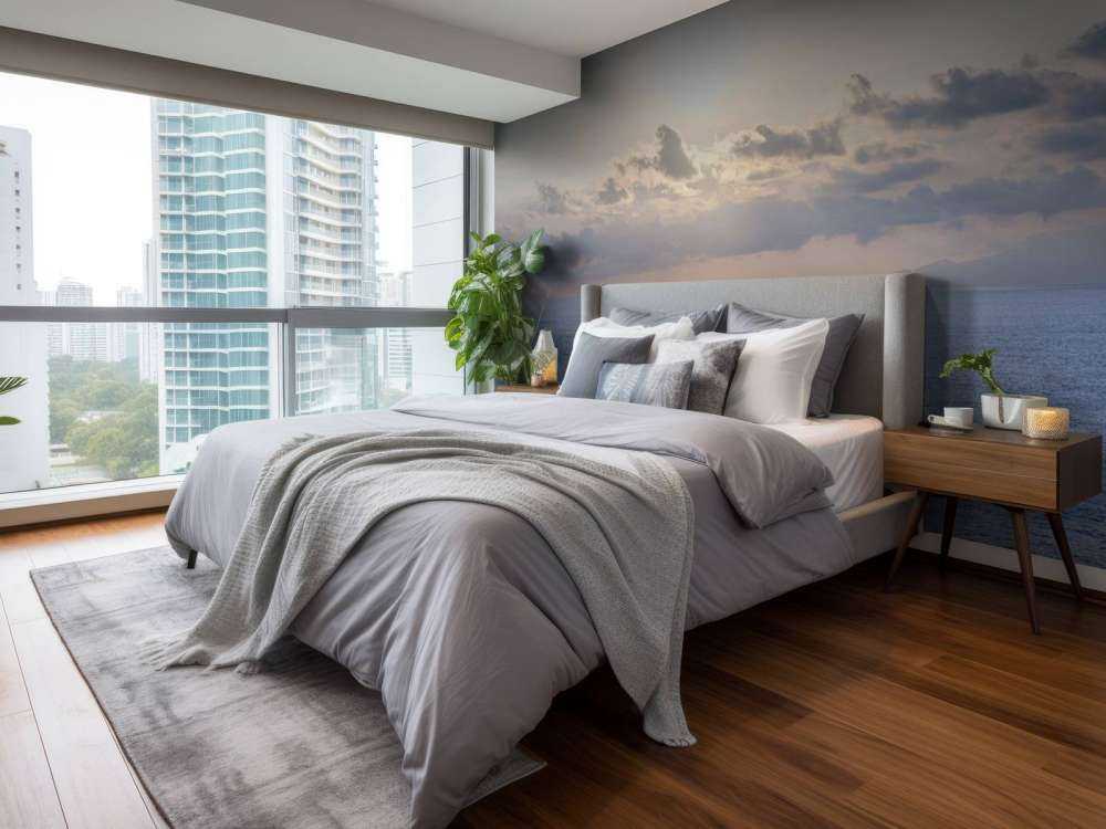 Beau ciel de coucher de soleil