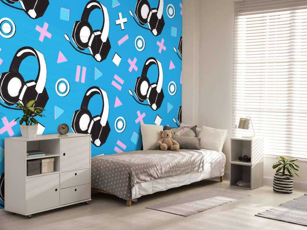 Casque de jeu rétro