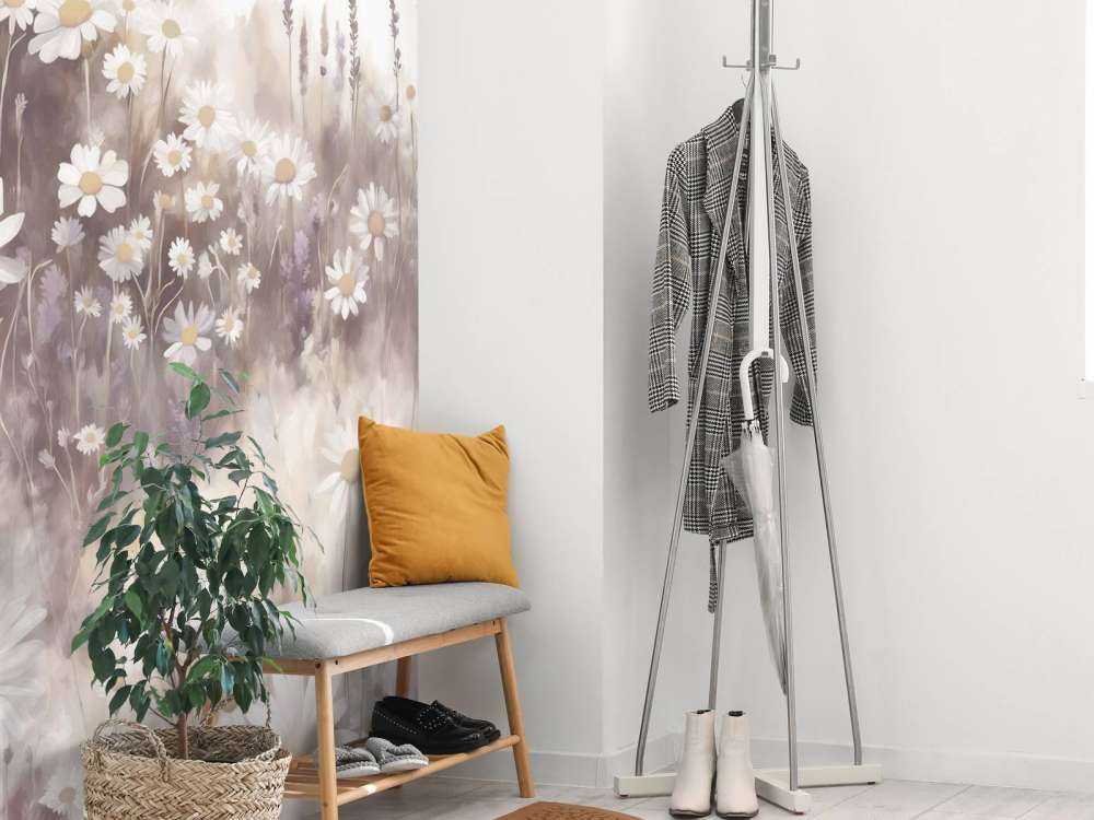 Prairie de Marguerites Silencieuses Rose