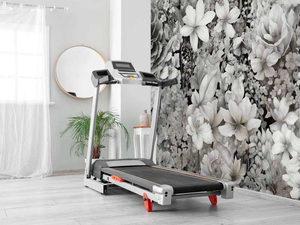 Festival de fleurs sans couture - beige