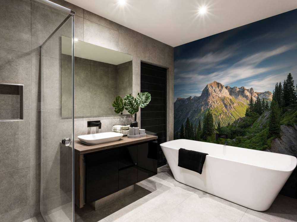 Soleil du soir sur les sommets alpins