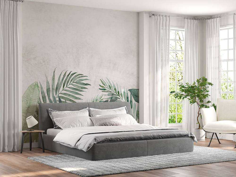 Feuillage tropical en aquarelle