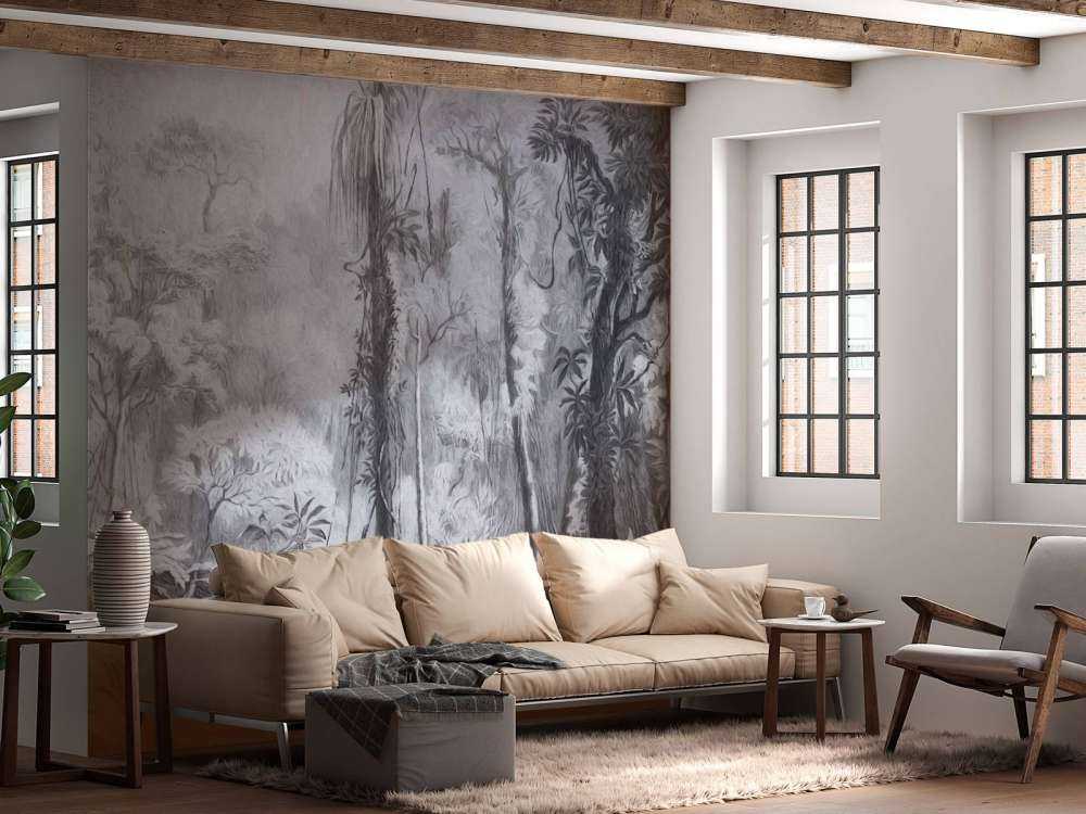 Forêt tropicale - gris