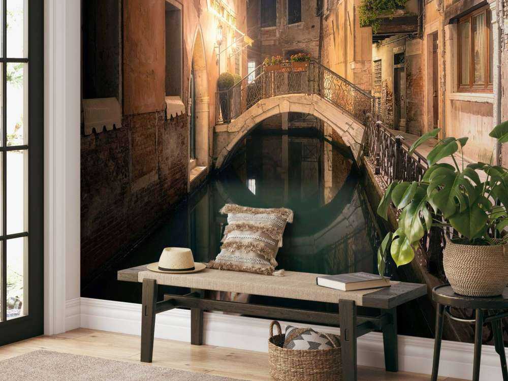 Pont illuminé de Venise