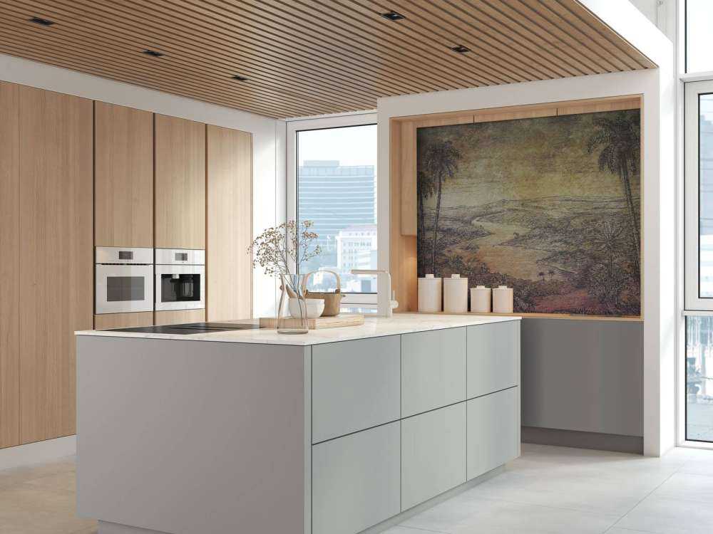 Paysage fluvial tropical au coucher du soleil