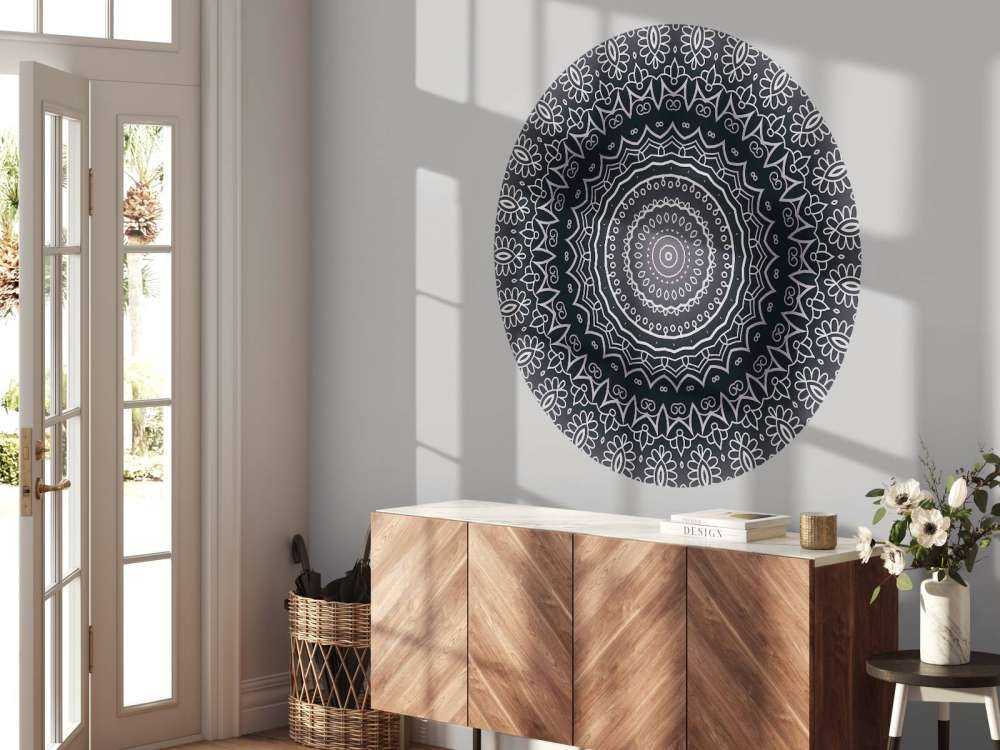 Grey mandala
