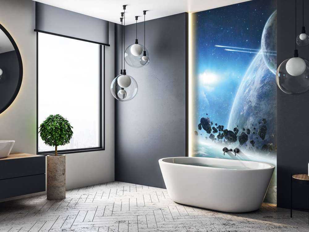 Lever de soleil dans l'espace
