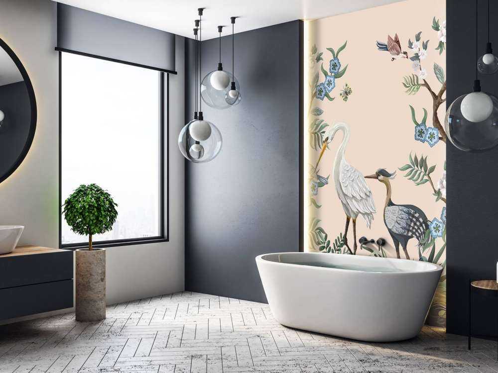 Des hérons colorés