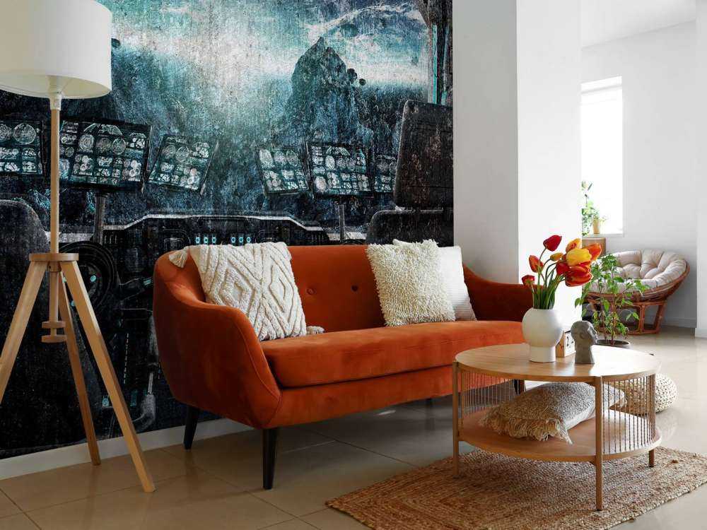 Cockpit d'un vaisseau spatial