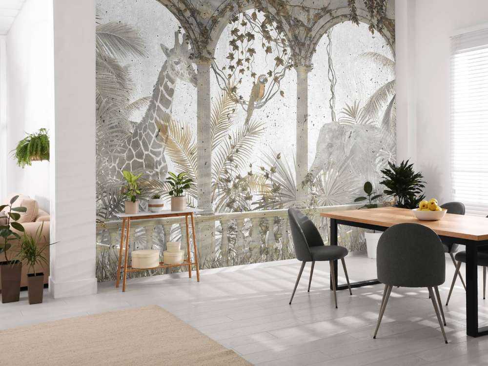 Bâtiment abandonné dans la jungle