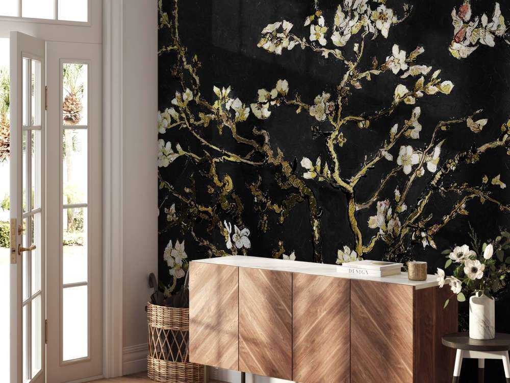 Fleur d'amandier foncé