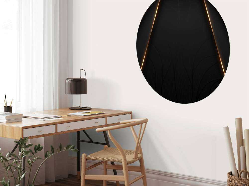 Lignes dorées ornées