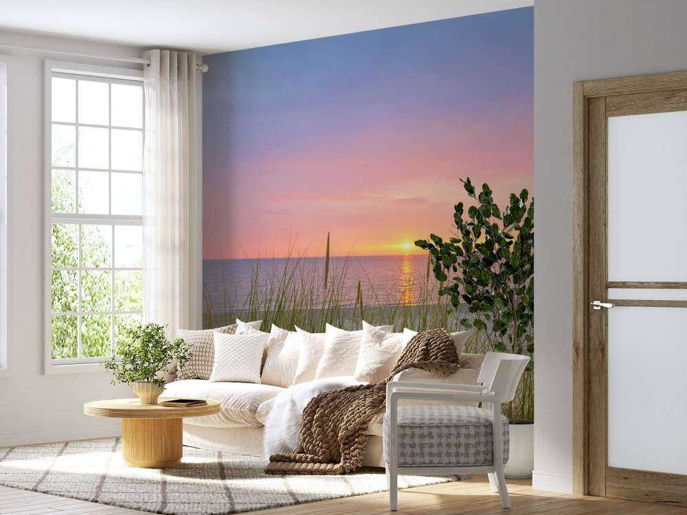 Lever de soleil sur la côte