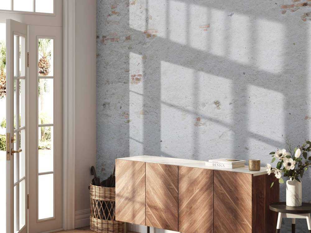 Vieux mur avec crépi