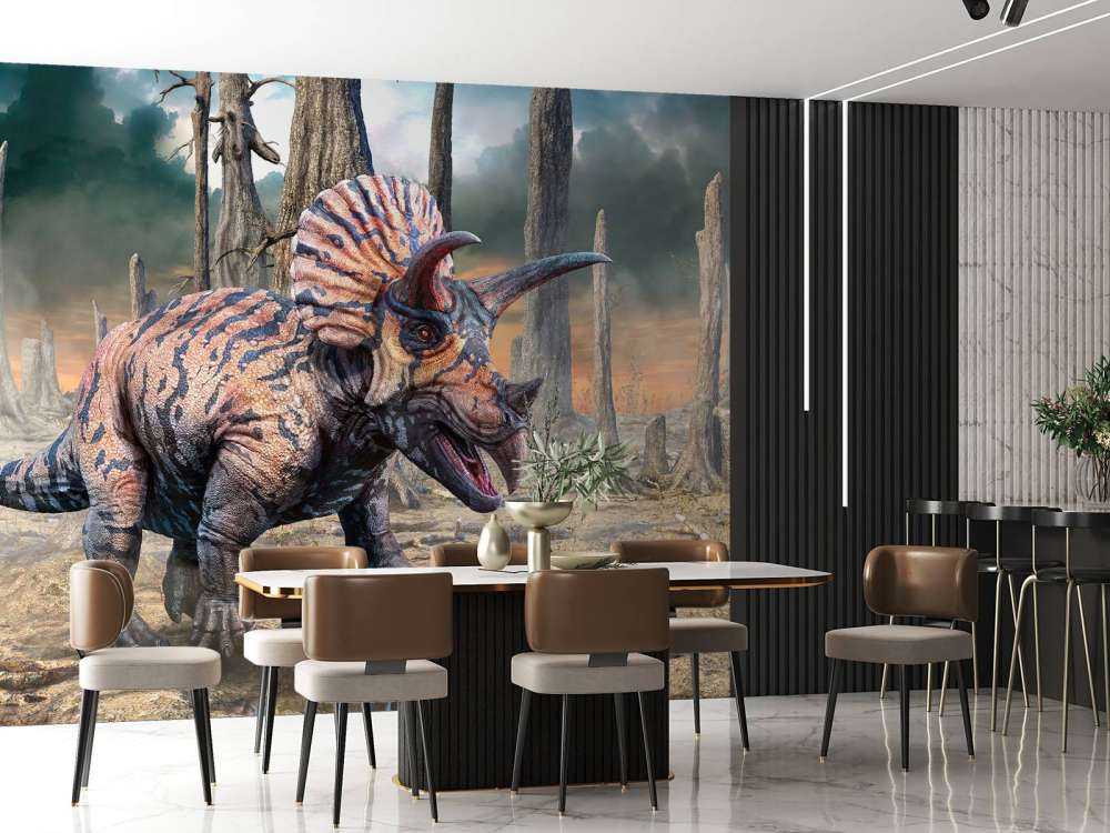 Torosaurus dans une zone déserte