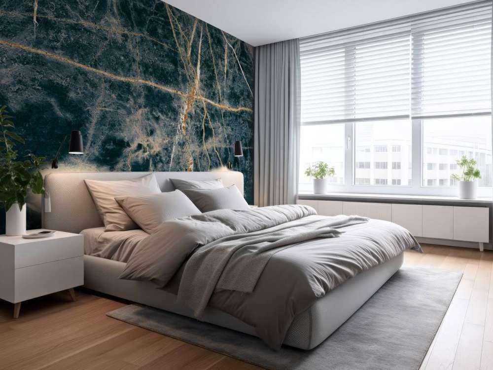 Marbre bleu robuste